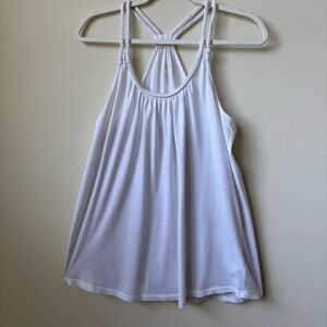 Lilly Pulitzer White Tank Braided Straps Size M